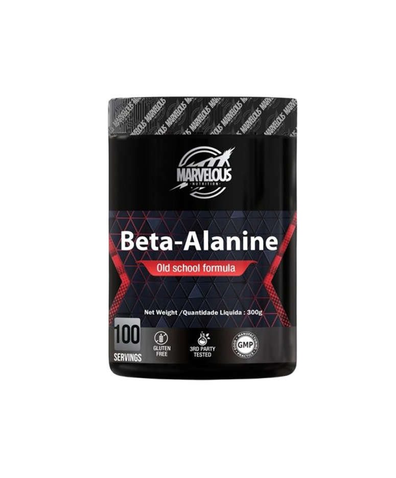 Marvelous Nutrition - Beta Alanine 300g – Pre-Workout (100 Servings)