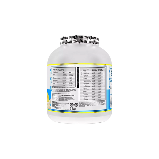 Yava Labs - Elite Whey Protein Cookies & Cream 2kg - Protein for Muscle Growth & Recovery (66 Servings)