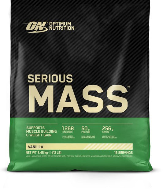 Optimum Nutrition - Serious Mass Strawberry 5KG (16 Servings)