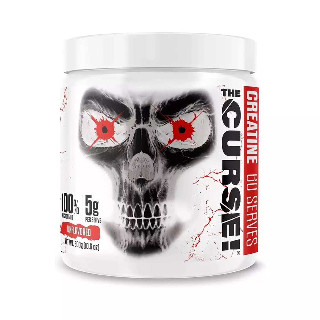 The Curse Creatine Monohydrate 300g – Pure Creatine for Strength, Power & Recovery (60 Servings)