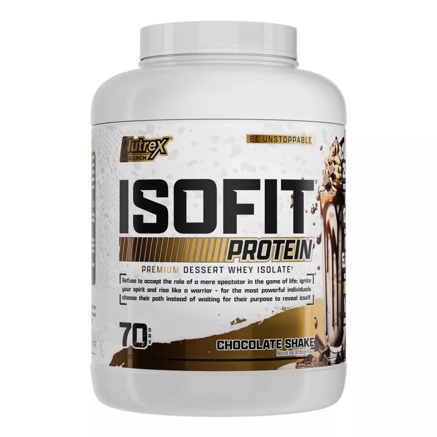 Nutrex Research IsoFit – 70 Servings (2.3kg), High-Quality Protein for Muscle Growth & Recovery
