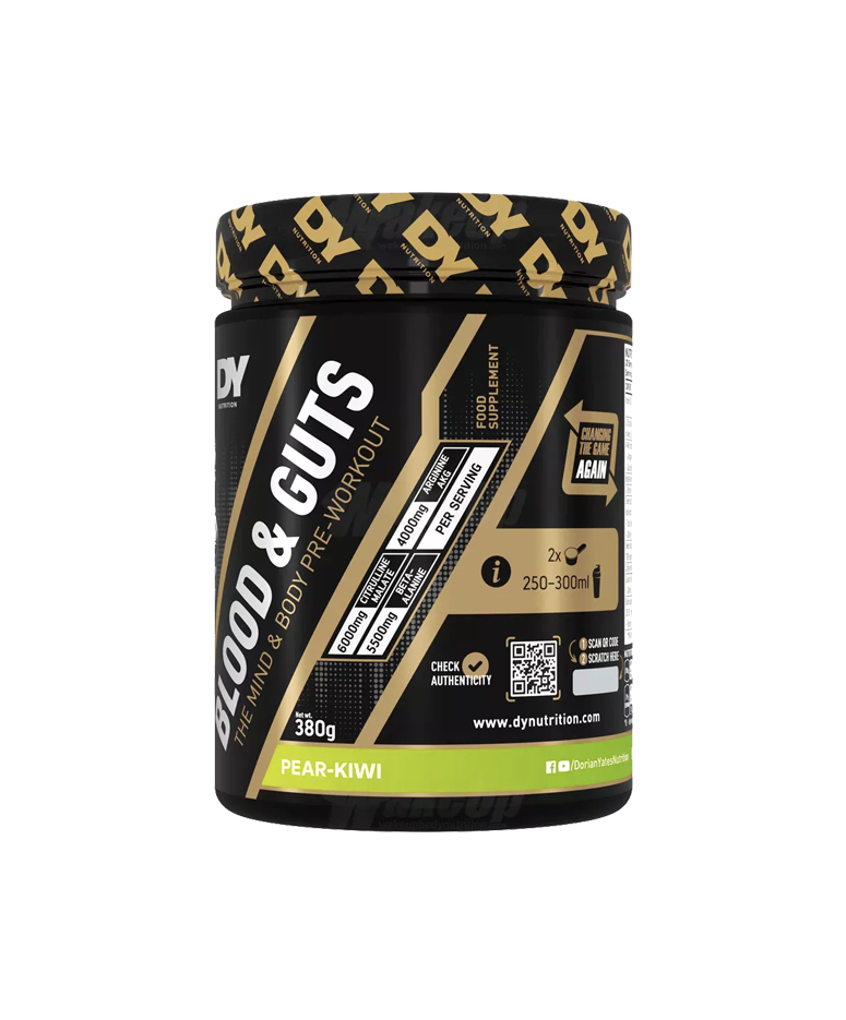 DY - Blood and Guts Pear Kiwi 380g - Pre-Workout (20 Servings)