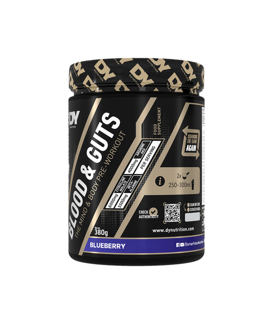 DY - Blood and Guts Blueberry 380g - Pre-Workout (20 Servings)