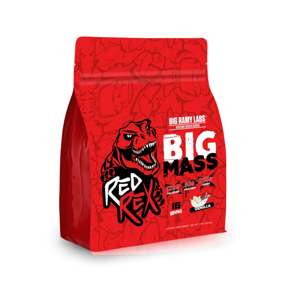 Big Ramy's Red Rex Big Mass Gainer | 6.8kg - 16 Huge Servings (Extreme Caloric & Muscle Mass Matrix)