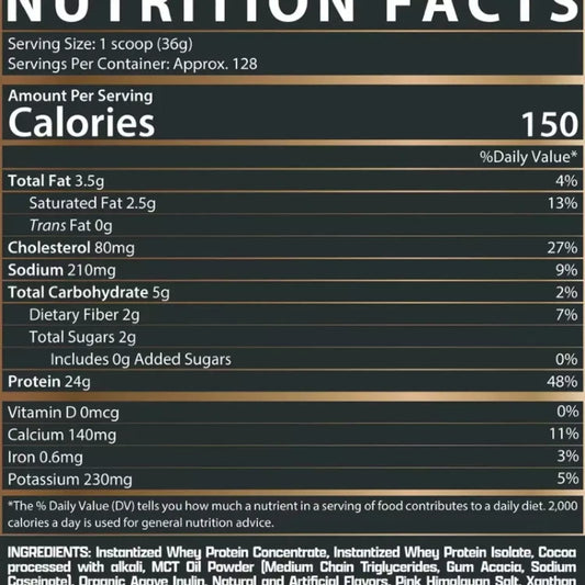 Nutrex Research - Whey Protein Chocolate – 4.5KG - Premium Muscle Building & Recovery Protein (128 Servings)