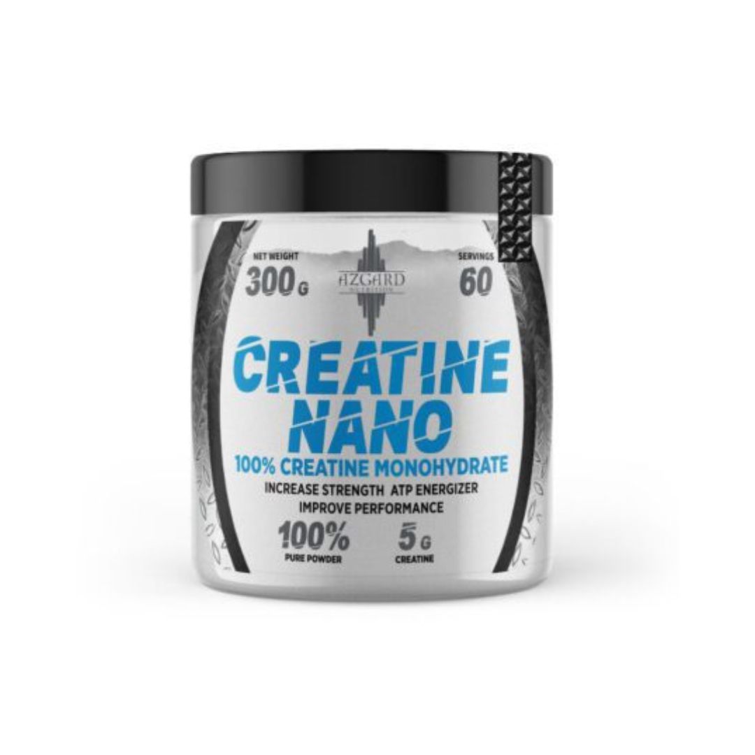 Azgard Creatine Nano - 300g - Ultra Absorption for Power & Muscle Mass