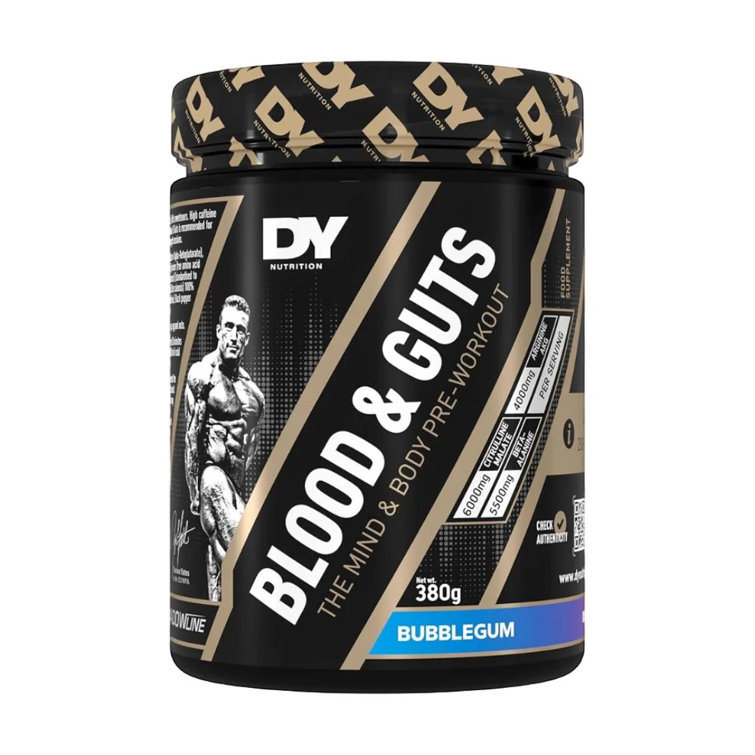 DY Nutrition Blood and Guts – Hardcore Pre-Workout for Extreme Energy & Focus