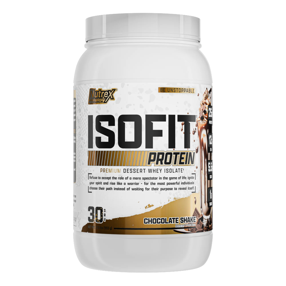 Nutrex Research IsoFit – 70 Servings (2.3kg), High-Quality Protein for Muscle Growth & Recovery