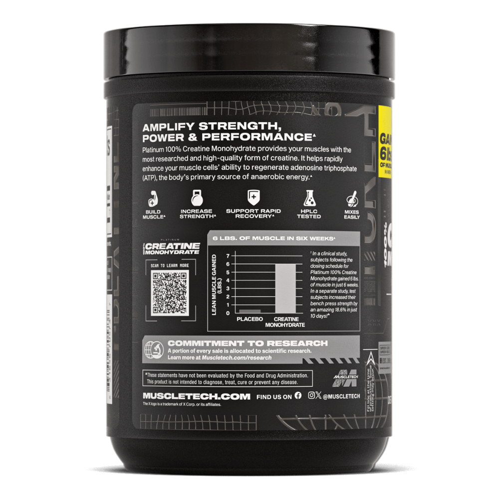 Muscletech Platinum Creatine – 80 Servings, 5g Unflavoured