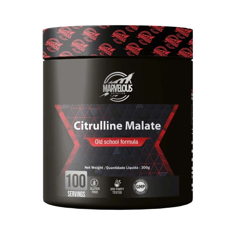 Marvelous Nutrition - Citrulline Malate 300g – Pre-Workout (100 Servings)