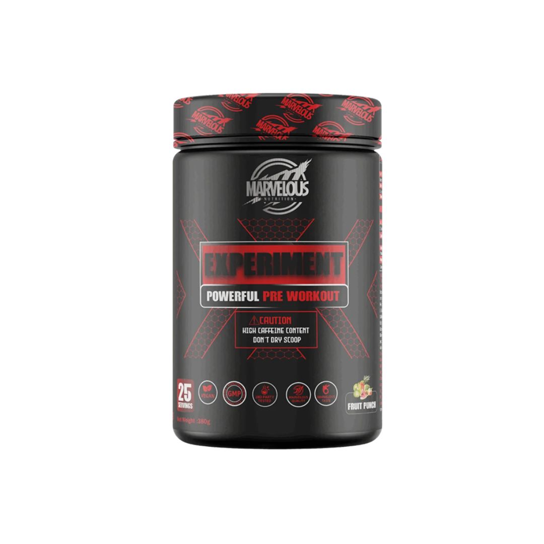 Marvelous Nutrition Experiment Powerful Pre-Workout 30 Servings – Energy, Focus & Performance