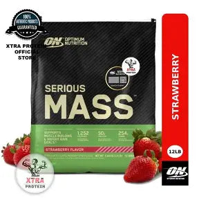 Optimum Nutrition - Serious Mass Strawberry 5KG (16 Servings)