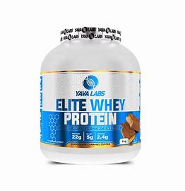 Yava Labs - Elite Whey Protein Chocolate Caramel 2kg - Protein for Muscle Growth & Recovery (66 Servings)