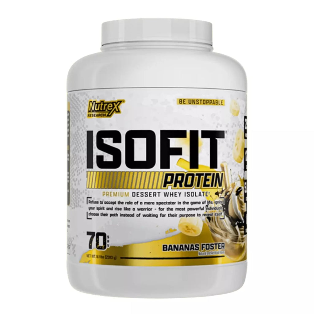 Nutrex Research IsoFit – 70 Servings (2.3kg), High-Quality Protein for Muscle Growth & Recovery
