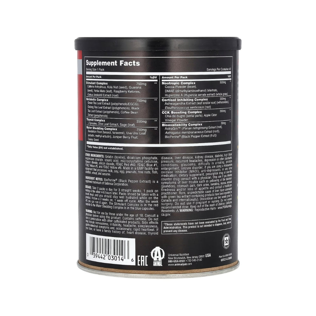 Universal Nutrition - Animal Cuts (42 Servings)