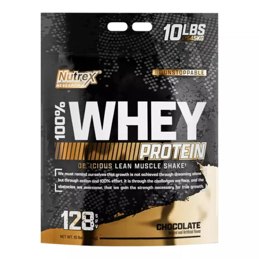 Nutrex Research - Whey Protein Chocolate – 4.5KG - Premium Muscle Building & Recovery Protein (128 Servings)