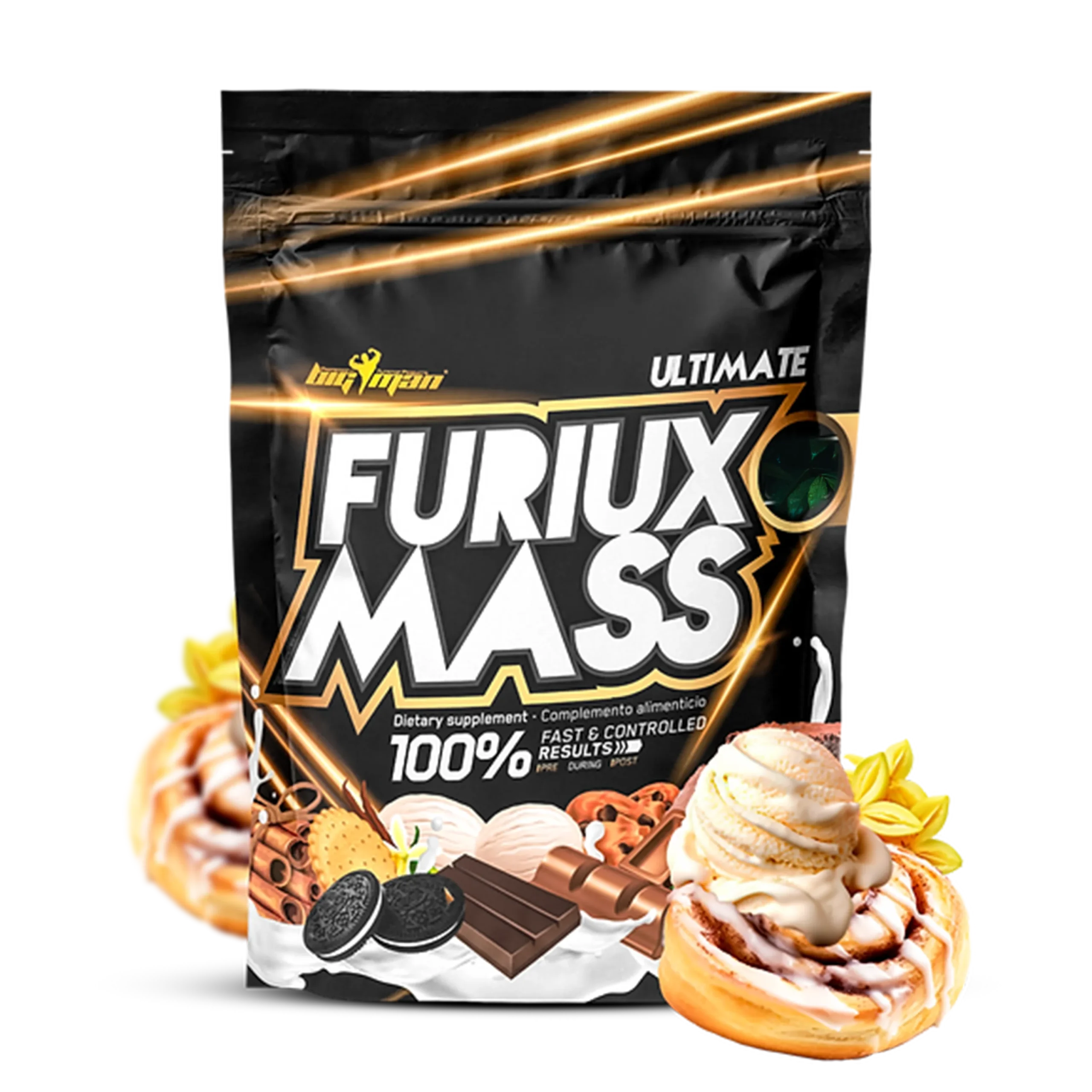 Furiux Mass Gainer | 6kg - High-Calorie Anabolic Mass Building Formula
