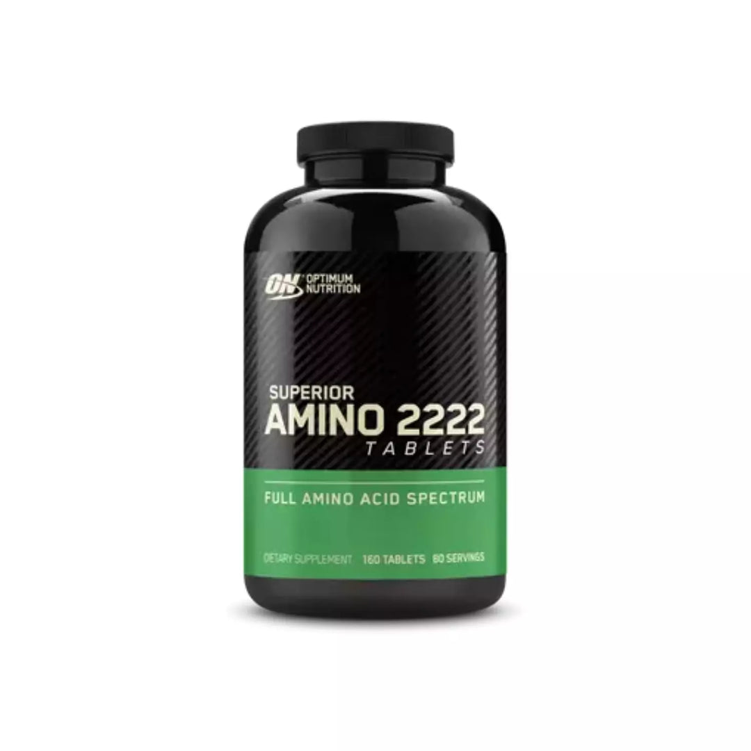 Optimum Nutrition Amino 2222 Tabs – Full Amino Acid Spectrum – 160 Tablets (80 Servings)
