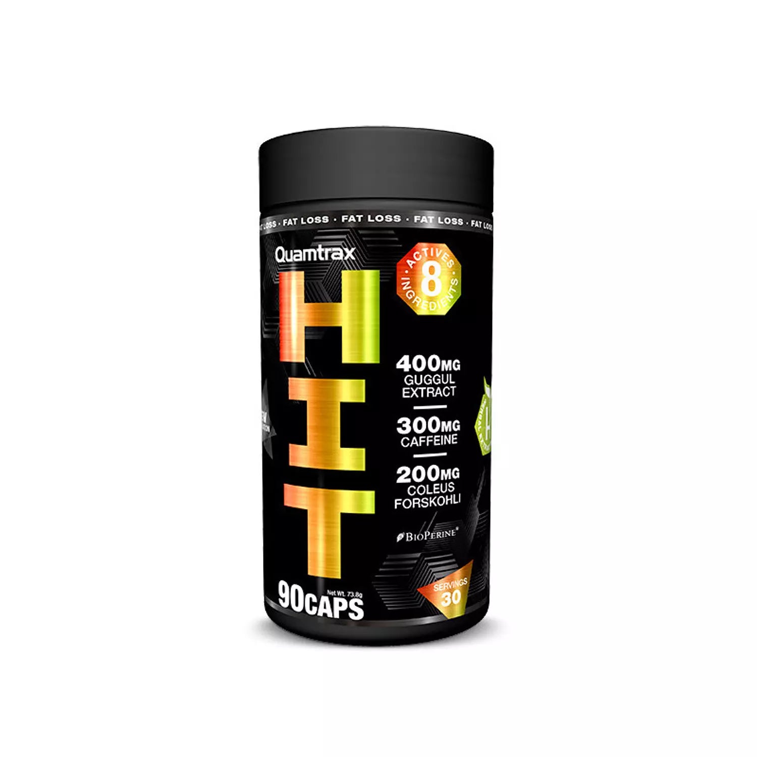 HIT by Quamtrax – 90 Capsules for Fat Loss, Energy & Focus