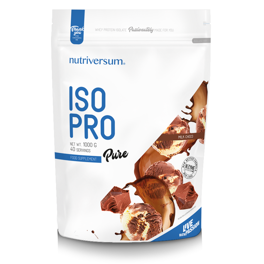Nutriversum - ISO Pure Milk Chocolate 1 KG (40 Servings)