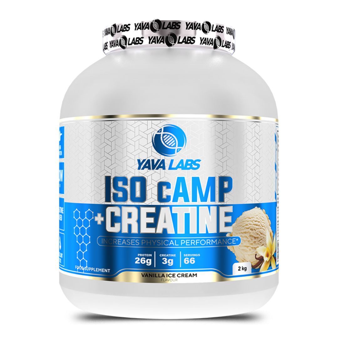 Yava Labs ISO cAMP + Creatine – 2kg for Muscle Growth, Strength & Recovery
