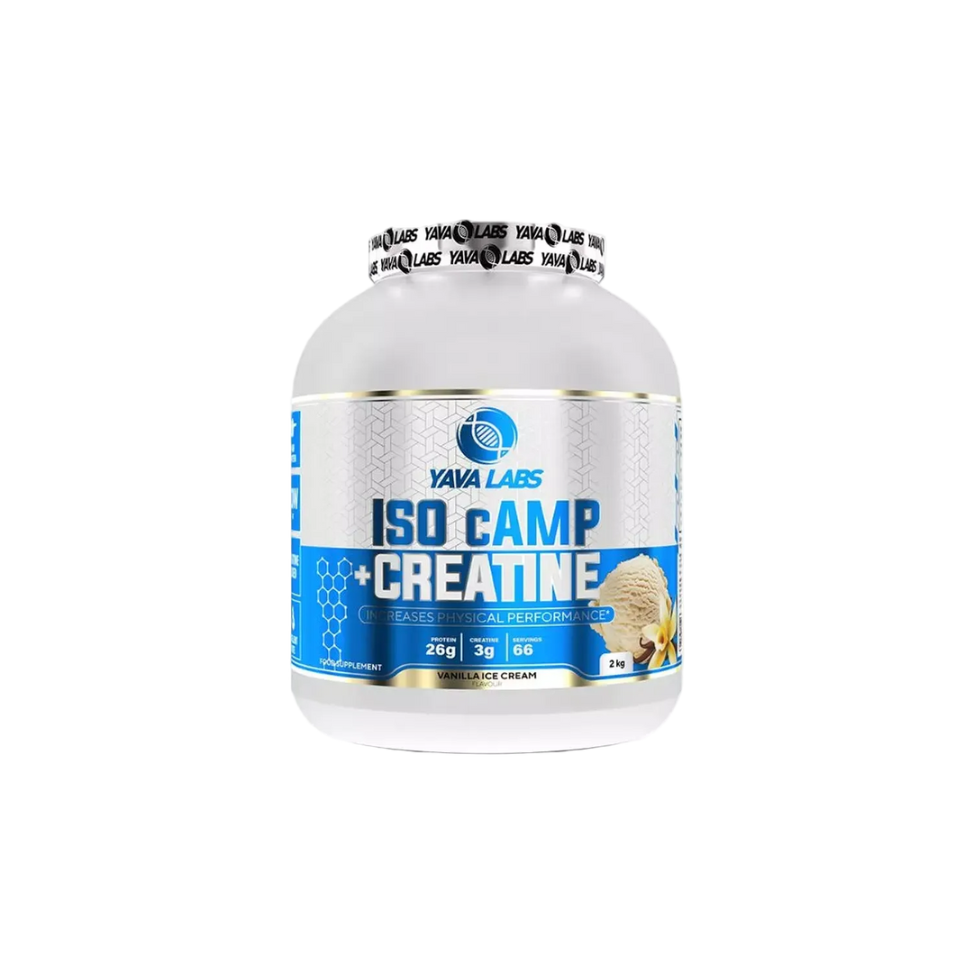 Yava Labs ISO cAMP + Creatine – 2kg for Muscle Growth, Strength & Recovery