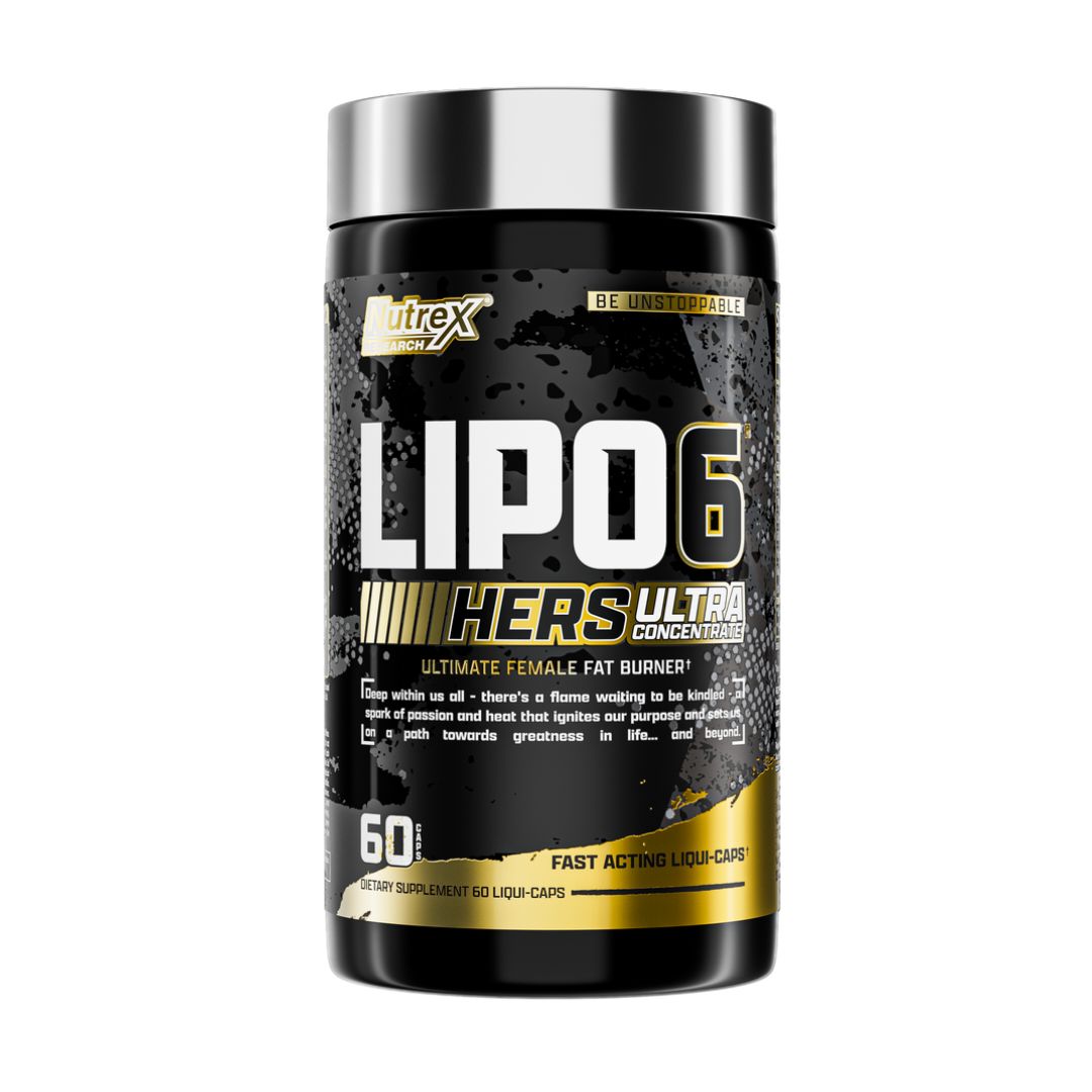Nutrex Lipo-6 Hers – 60 Capsules for Women, Fat Burning & Energy Support