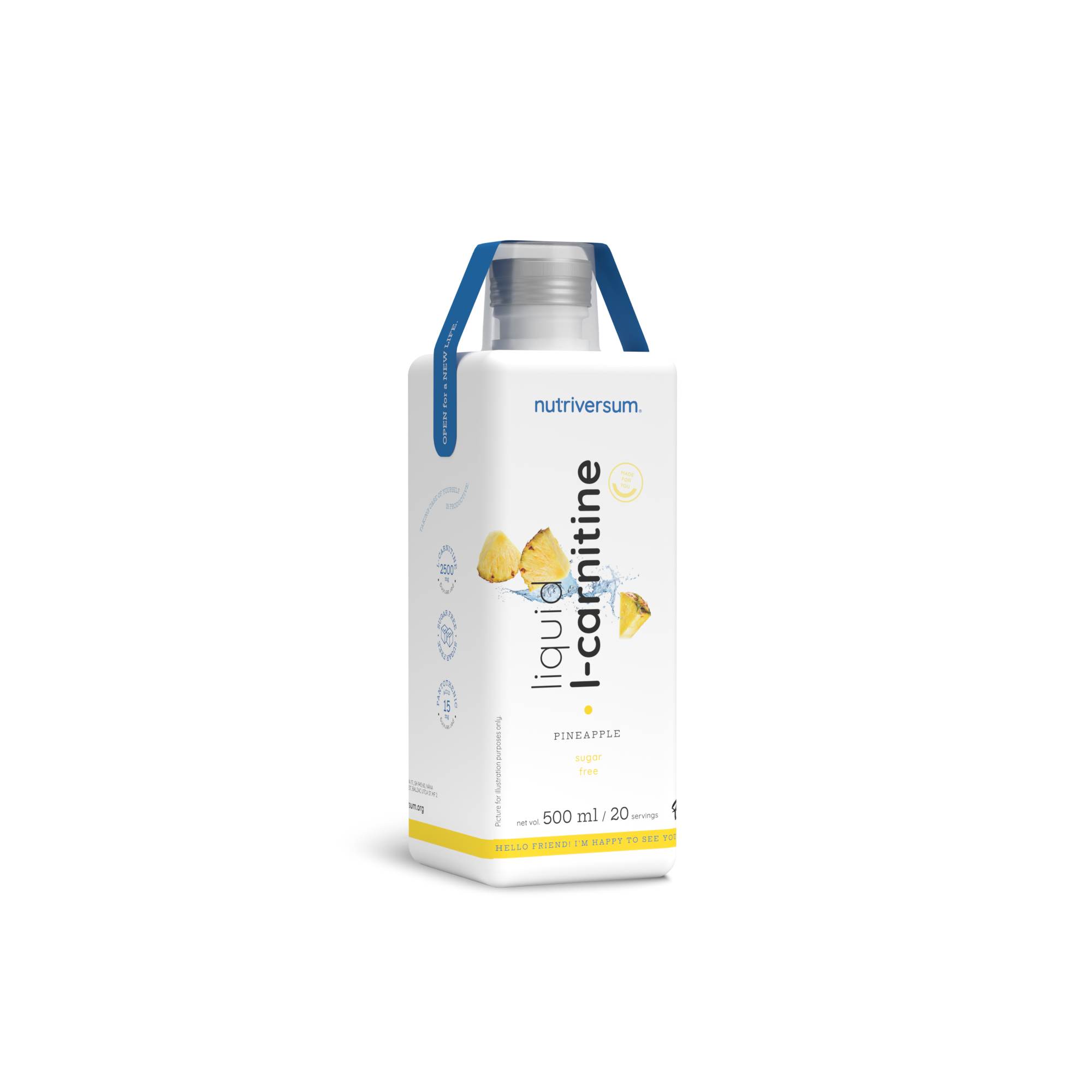 Nutriversum L-Carnitine Liquid | High Absorption Fast-Acting Fat Metabolism Support