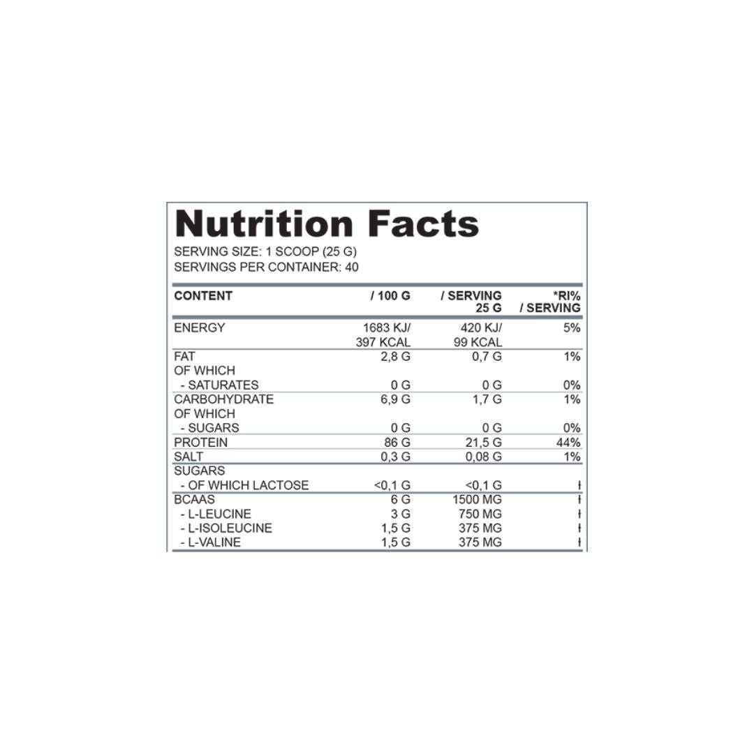 Nutriversum ISO Pro – 1kg Pure Whey Protein Isolate for Lean Muscle & Recovery