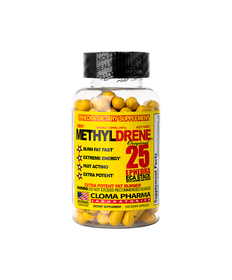Cloma Pharma Methyldrene – High-Performance Thermogenic Supplement (100 Capsules)