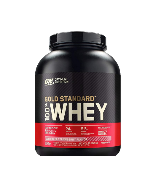Optimum Nutrition - Gold Standard - Whey Protein Strawberry 2.3KG (74 Servings)