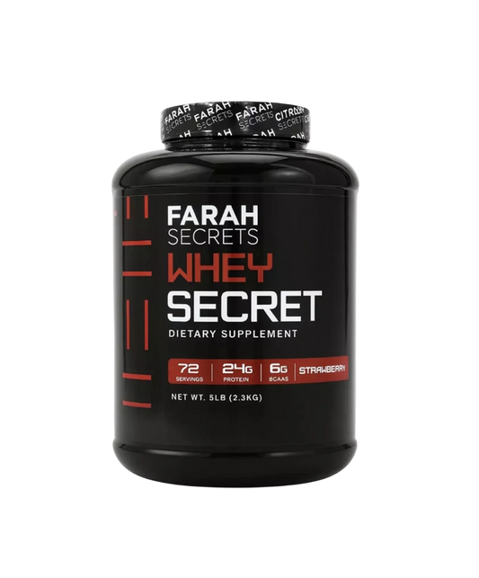 Farah Secret- Whey Protein Cookies & Cream 2.3KG (72 Servings)