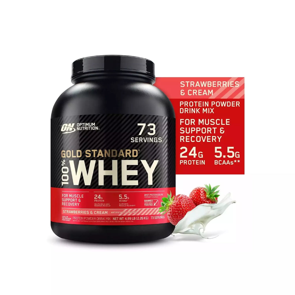 Optimum Nutrition - Gold Standard - Whey Protein 2.3KG (74 Servings)