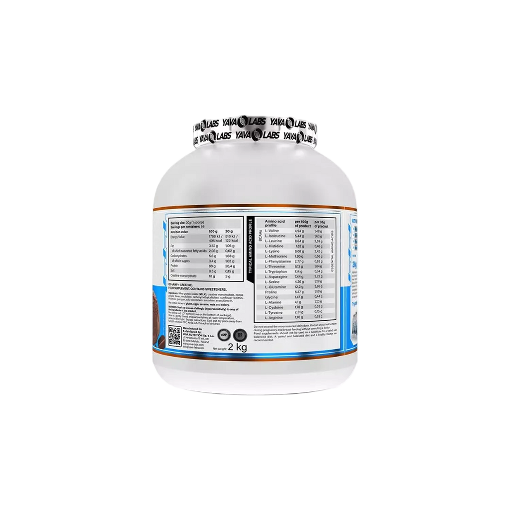 Yava Labs ISO cAMP + Creatine – 2kg for Muscle Growth, Strength & Recovery