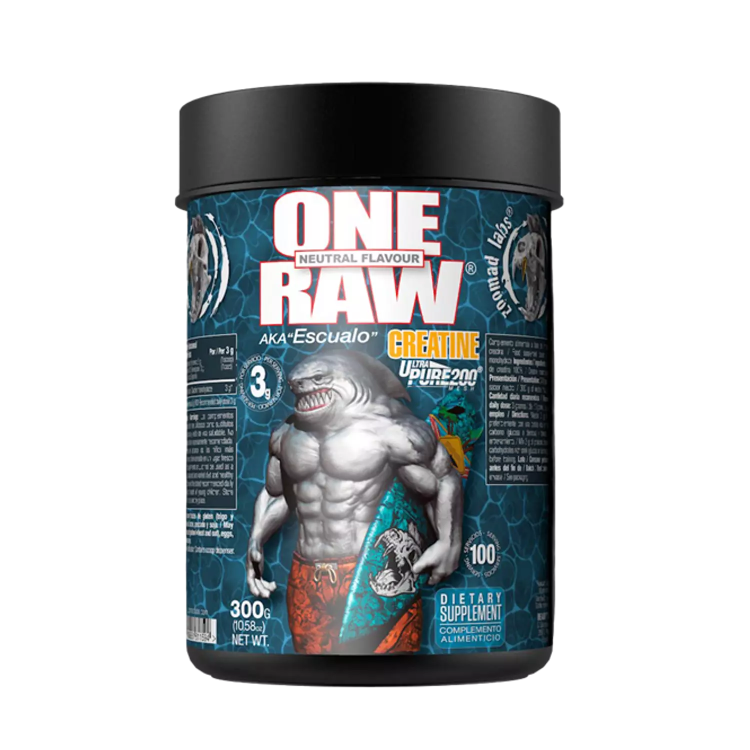 Zoomad Creatine One Raw 300g (100 Servings) – Strength, Power & Muscle Recovery