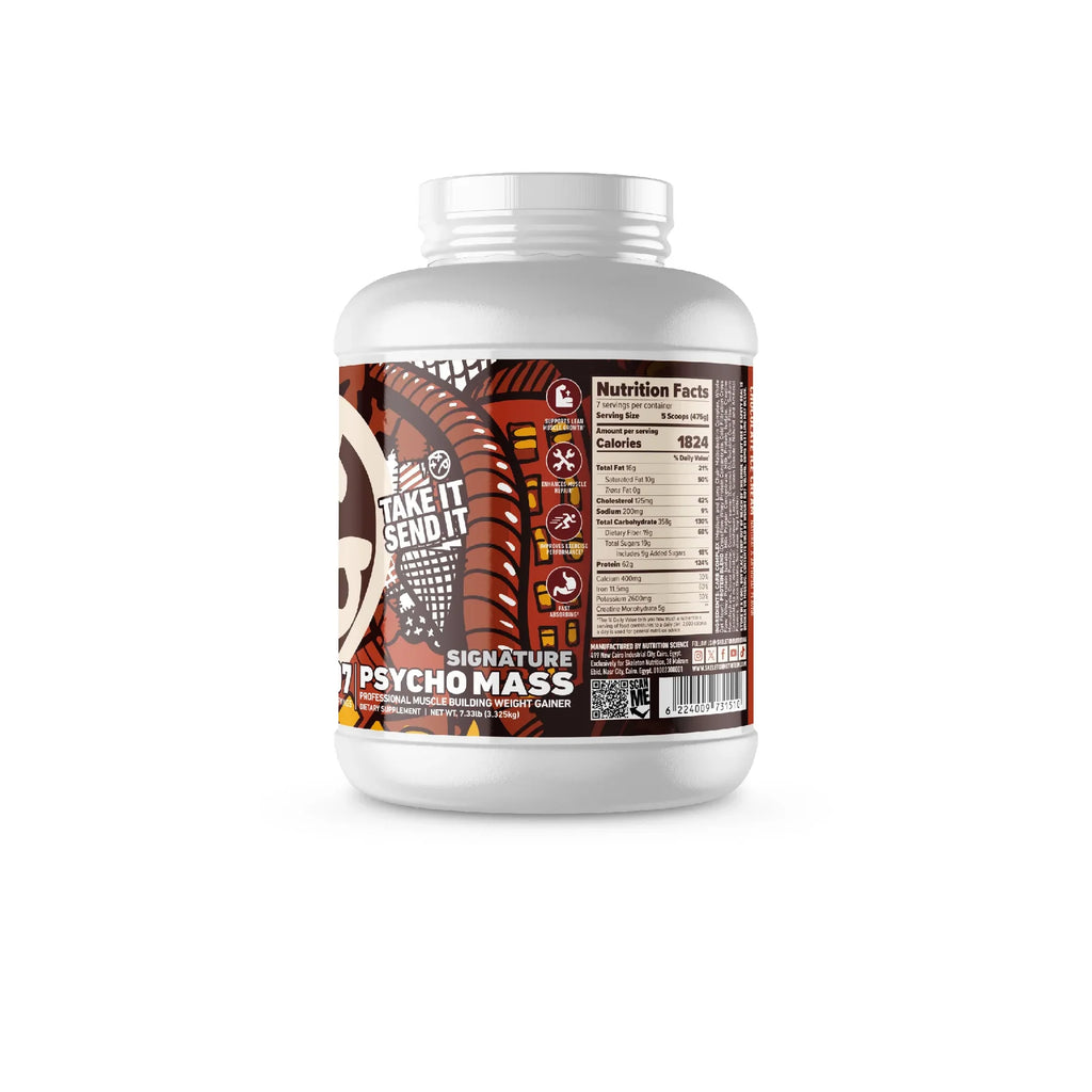 Skeleton Psycho Mass Gainer | 7 Servings - High-Calorie Anabolic Growth Shifter