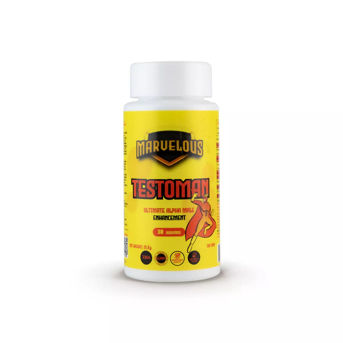 Marvelous Nutrition Testoman Ultimate Alpha Male Enhancement 120 Caps ...