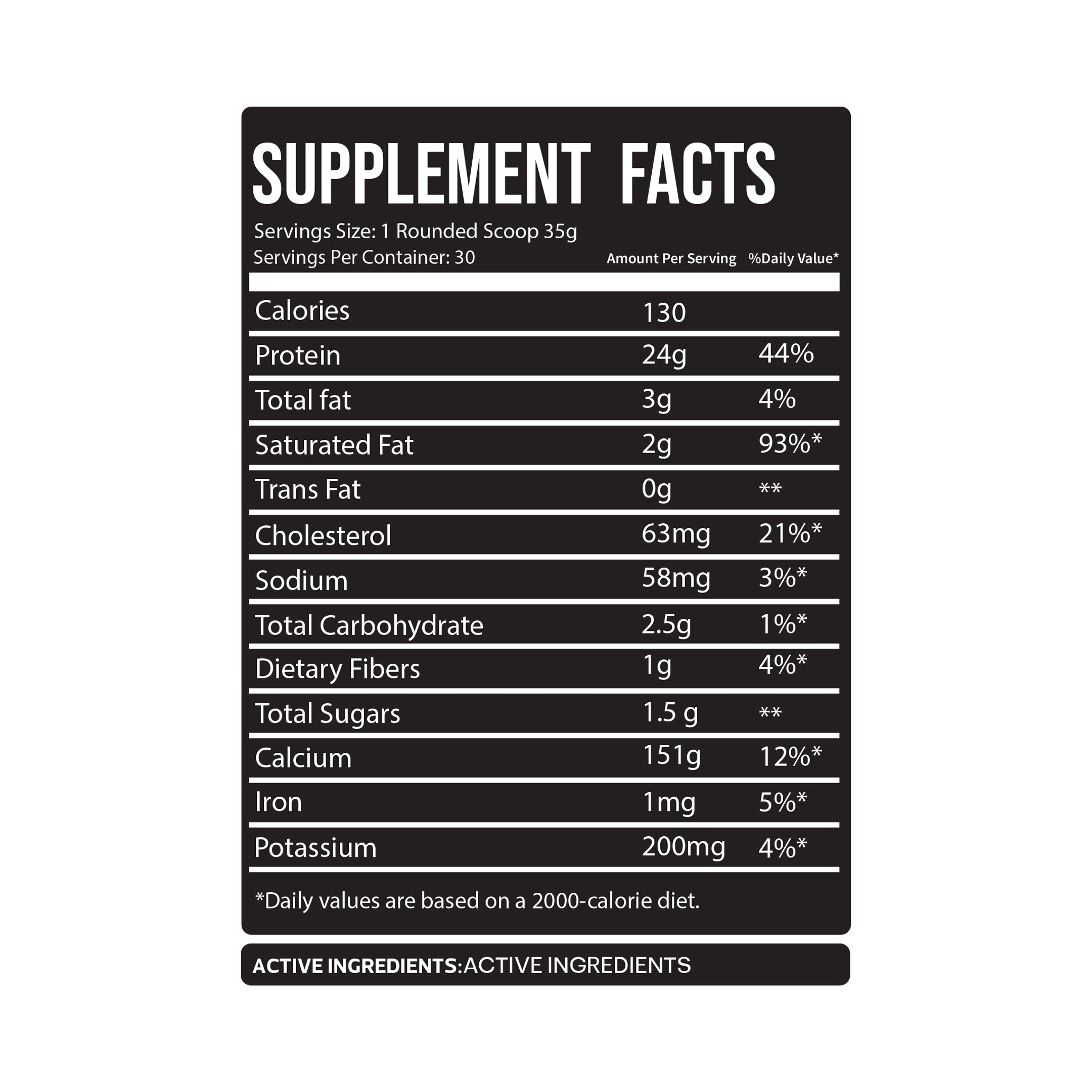 Legend Labs Wakanda 100% Whey Protein Concentrate - 30 Servings