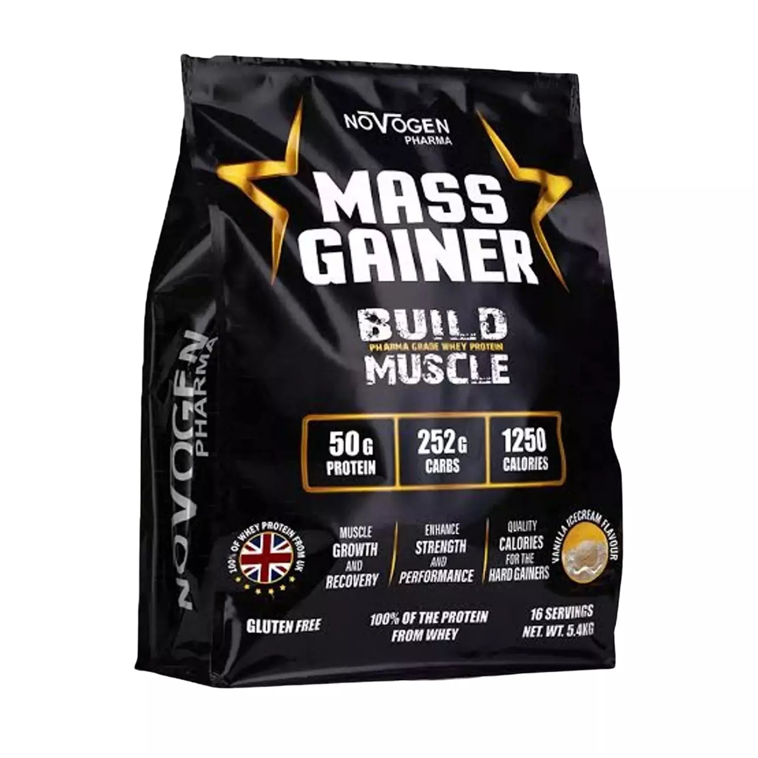 Novogen Pharma- Mass Gainer – Weight & Muscle Gain Supplement