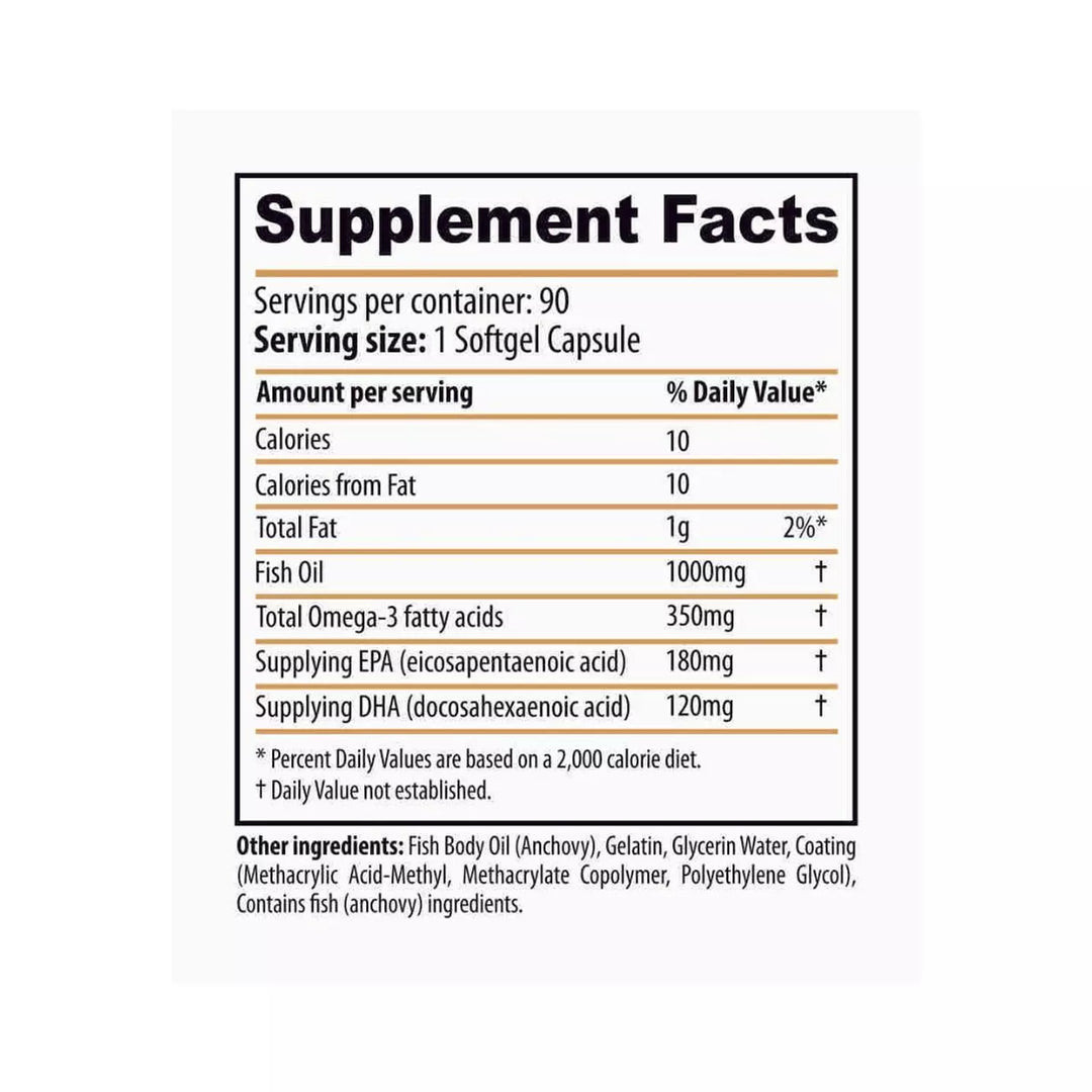 Dexter Jackson Omega -3 1000 mg