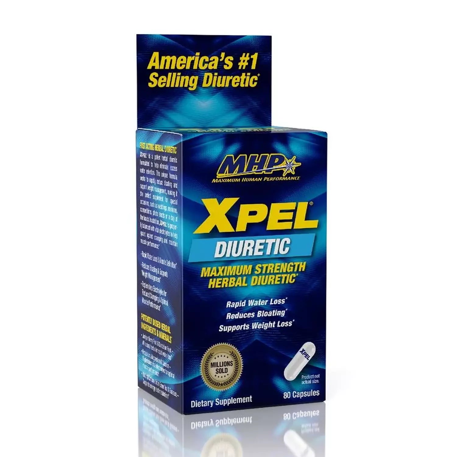 Xpel – Herbal Diuretic & Fat Loss Support, 80 Capsules