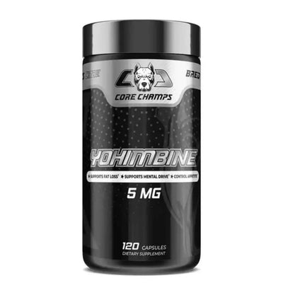 Core Champs Yohimbine HCl – Fat Burner & Energy Capsules