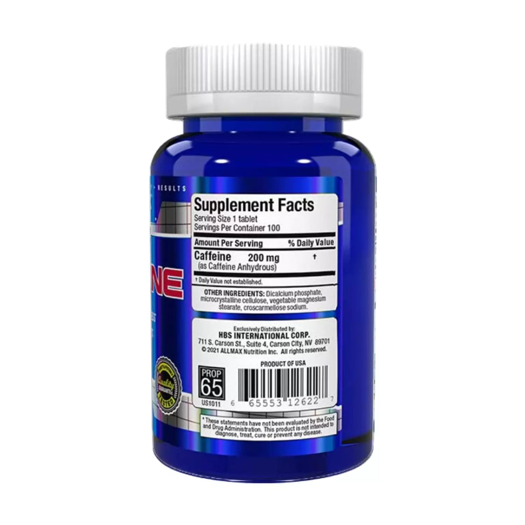 ALLMAX Caffeine 100 tablet 200mg